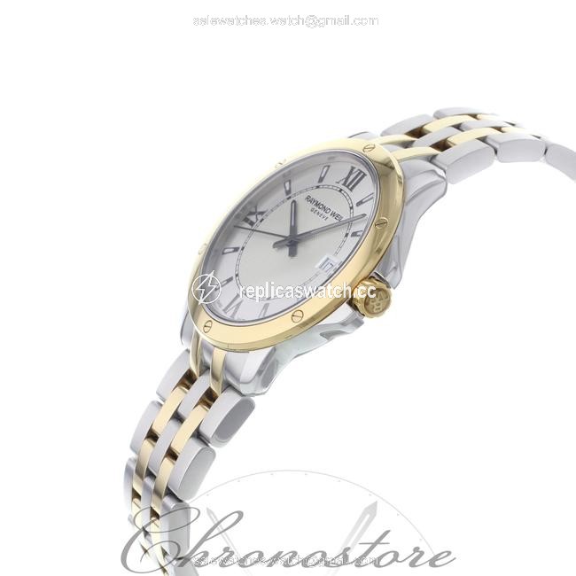 Raymond Weil Two Tone Steel & Gold Tango 5591-stp-00657 Stainless Quartz Mens (8990) Watch Raymond Weil Two Tone Steel & Gold Tango 5591-stp-00657 Stainless Quartz Mens (8990) Watch