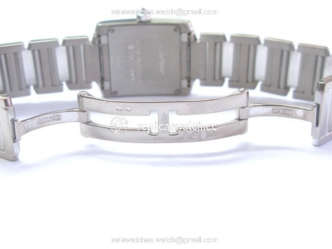 Cartier White Gold 18kt Tank Francaise Diamond Bezel Ladies 2403 Watch Cartier White Gold 18kt Tank Francaise Diamond Bezel Ladies 2403 Watch