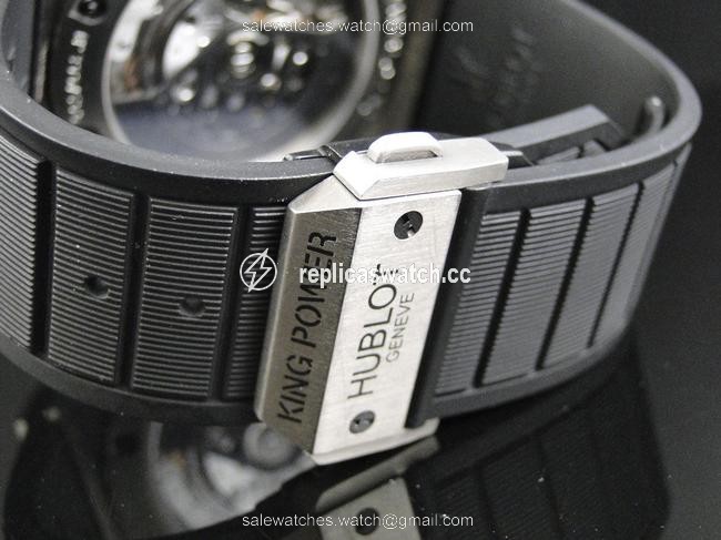 Hublot Stainless Steel Big Bang King Power Reserve Diamond 13 Ct Watch Hublot Stainless Steel Big Bang King Power Reserve Diamond 13 Ct Watch