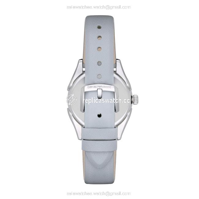 Emporio Armani Light Blue/Silver-tone Womens Dress Ar11032 Watch Emporio Armani Light Blue/Silver-tone Womens Dress Ar11032 Watch