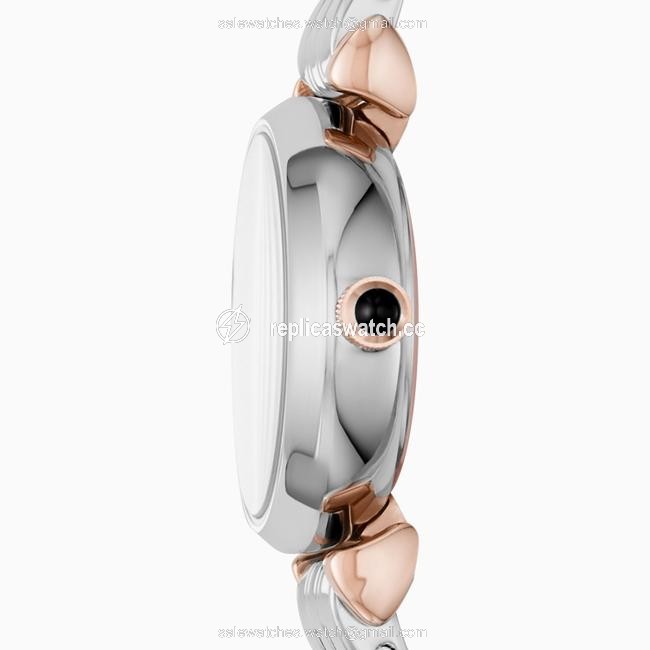 Emporio Armani Rose Gold/Silver Two Tone T-bar Stainless Steel Womens Ar11222 Watch Emporio Armani Rose Gold/Silver Two Tone T-bar Stainless Steel Womens Ar11222 Watch