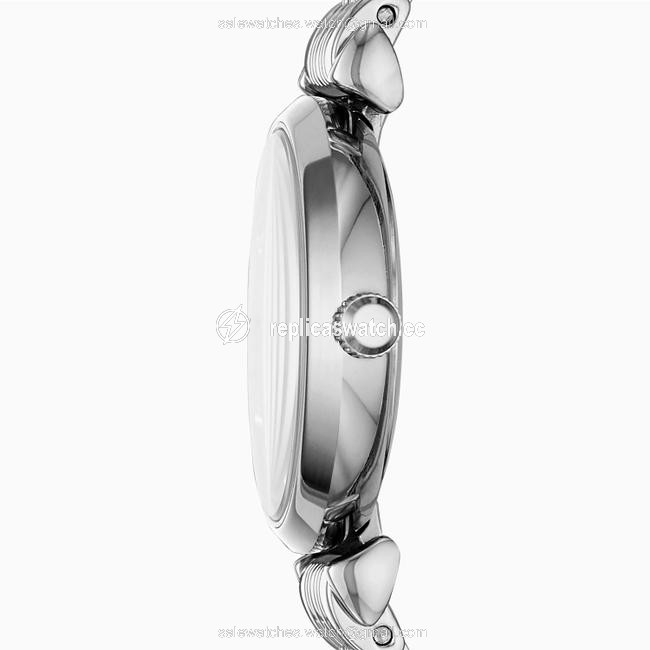 Emporio Armani Silver Crystal White Mother Of Pearl Dial Womens Ar11204 Watch Emporio Armani Silver Crystal White Mother Of Pearl Dial Womens Ar11204 Watch