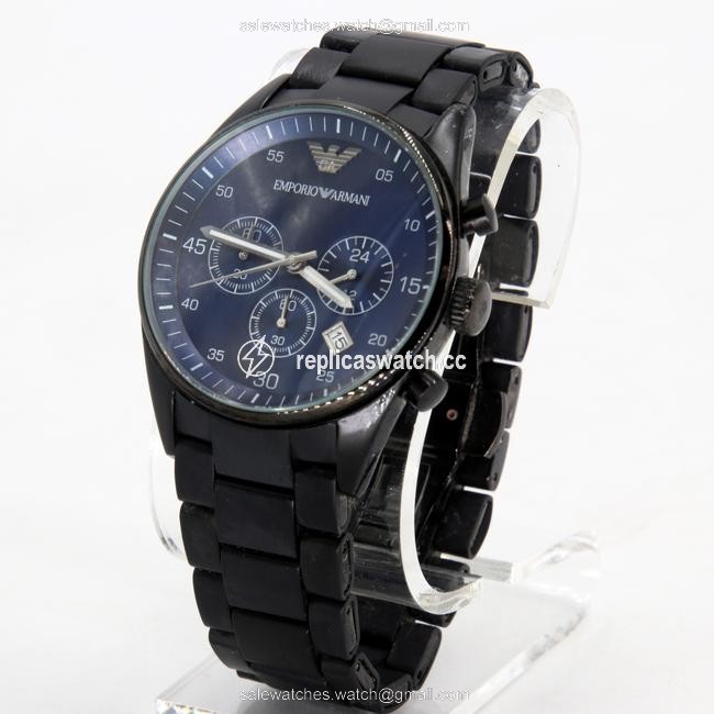 Emporio Armani Matte Black Ga Solid Stainless Steel 50 Meter/5atm Watch Emporio Armani Matte Black Ga Solid Stainless Steel 50 Meter/5atm Watch
