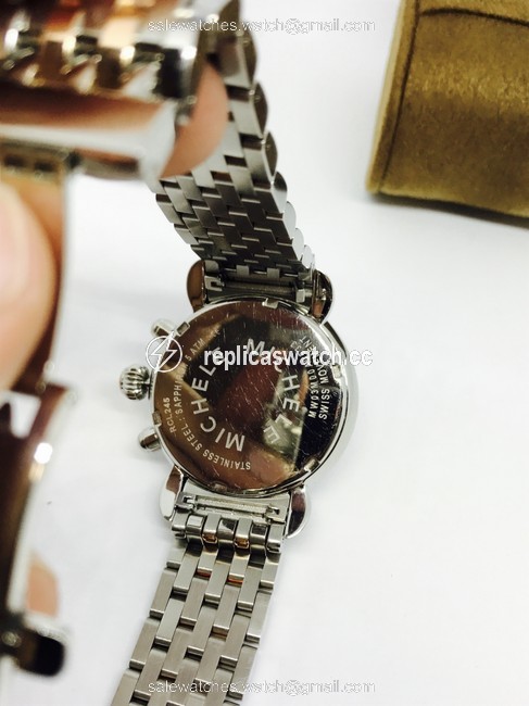 Michele Multi-color Tone 1.0 Ct Csx 36 Carousel Mw03m00a0933 Ss Band Watch Michele Multi-color Tone 1.0 Ct Csx 36 Carousel Mw03m00a0933 Ss Band Watch