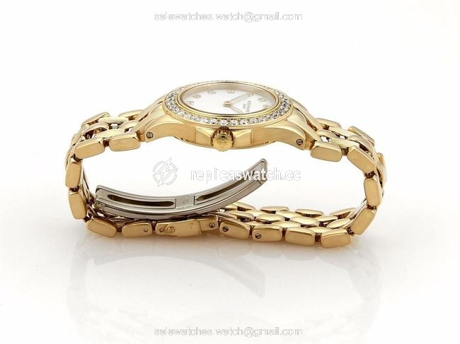 Patek Philippe 50502 Neptune 1ct Diamonds 18k Yellow Gold Date Ladies Watch Patek Philippe 50502 Neptune 1ct Diamonds 18k Yellow Gold Date Ladies Watch