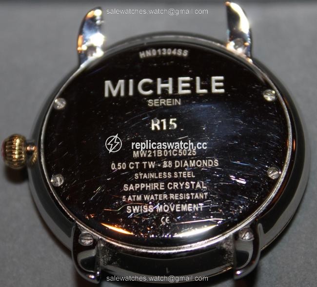 Michele Two-tone Gold/Stainless Serein Diamond Watch Michele Two-tone Gold/Stainless Serein Diamond Watch