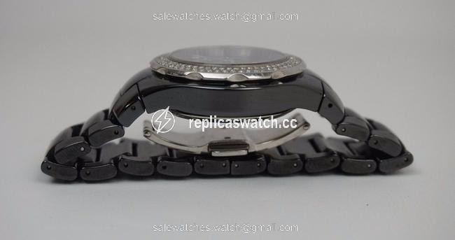 Michele Black Tahitian Ceramic Large 39 Mm Chronograph Mww12b000002 Watch Michele Black Tahitian Ceramic Large 39 Mm Chronograph Mww12b000002 Watch