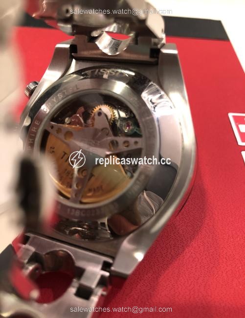 Tissot Black with Stainless Steel Band Prs516 45mm Chronograph Watch Tissot Black with Stainless Steel Band Prs516 45mm Chronograph Watch