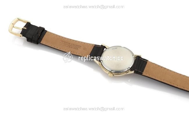 Omega Vintage Steel & 10k Gold Filled Mens Wrist Leather Watch Omega Vintage Steel & 10k Gold Filled Mens Wrist Leather Watch