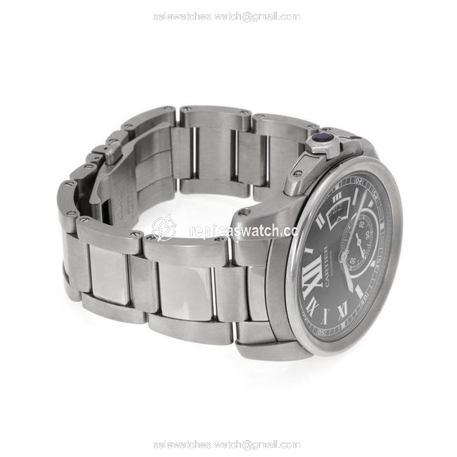 Cartier 64346 Calibre De Ssteel 42mm Date Mens Wrist 3389 Watch Cartier 64346 Calibre De Ssteel 42mm Date Mens Wrist 3389 Watch