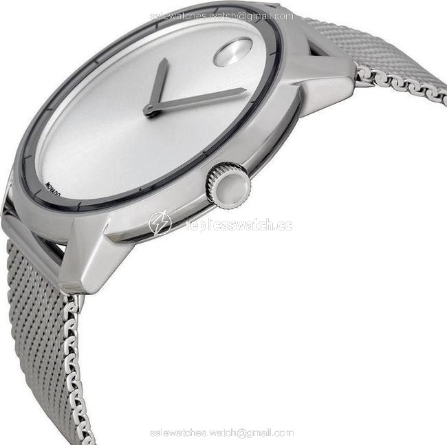 Movado Silver Bold Stainless Steel Mesh Strap Dial 3600260 Watch Movado Silver Bold Stainless Steel Mesh Strap Dial 3600260 Watch