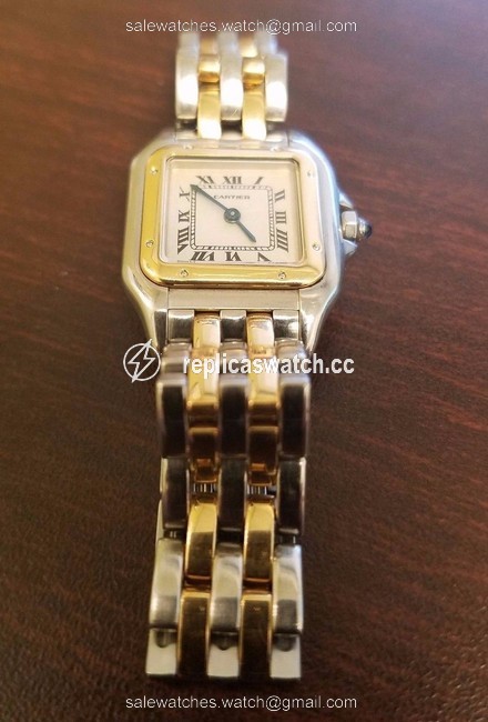 Cartier Two-tone Panthere 1120 18kt and Stainless Steel Ladies Quartz Watch Cartier Two-tone Panthere 1120 18kt and Stainless Steel Ladies Quartz Watch