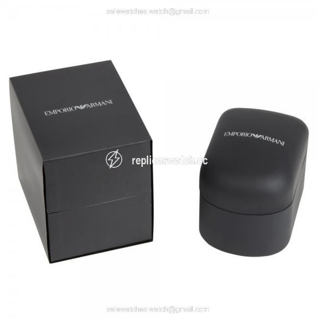 Emporio Armani White Box Ar5920 Gold Bezel Silicone Chronograph New In Watch Emporio Armani White Box Ar5920 Gold Bezel Silicone Chronograph New In Watch