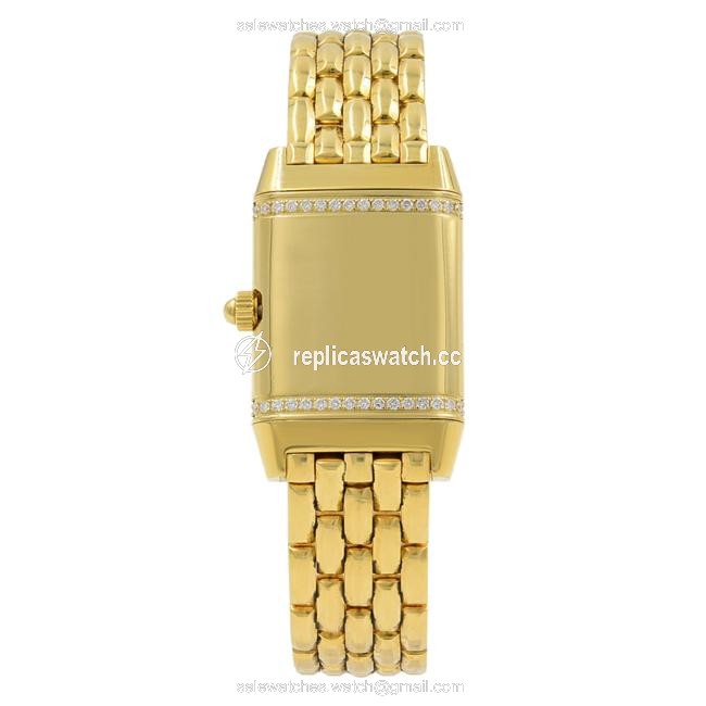 Jaeger-LeCoultre 18k Yellow Gold Reverso Diamond Quartz Ladies 265.1.08 Watch Jaeger-LeCoultre 18k Yellow Gold Reverso Diamond Quartz Ladies 265.1.08 Watch
