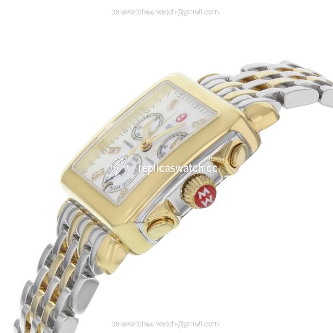 Michele Steel & Gold Deco Mww06p000122 ( 15715 ) Watch Michele Steel & Gold Deco Mww06p000122 ( 15715 ) Watch