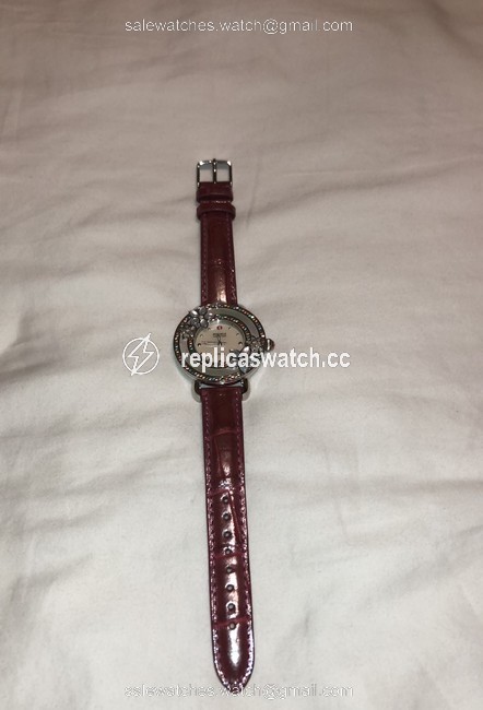 Michele Colette Fleur Diamond and Gem Stone Watch Michele Colette Fleur Diamond and Gem Stone Watch