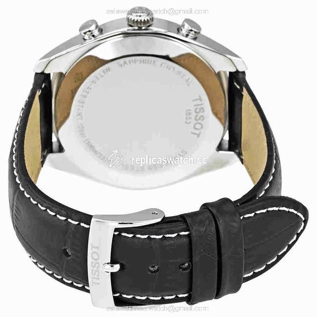 Tissot Black Pr100 Chronograph Mens Leather Watch Tissot Black Pr100 Chronograph Mens Leather Watch