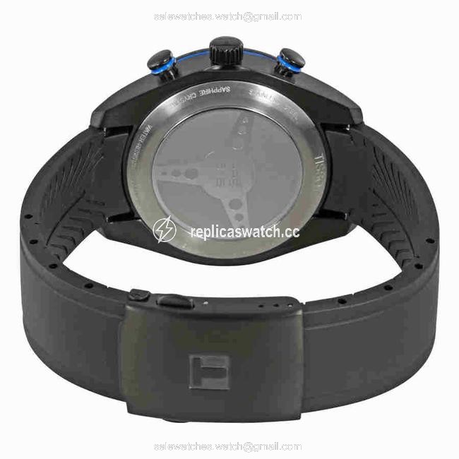 Tissot Black Prs 516 Chronograph Date Carbon Dial Mens Rubber Watch Tissot Black Prs 516 Chronograph Date Carbon Dial Mens Rubber Watch