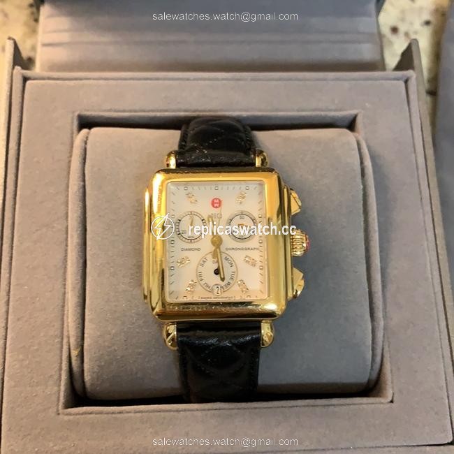 Michele Gold Deco Watch Michele Gold Deco Watch