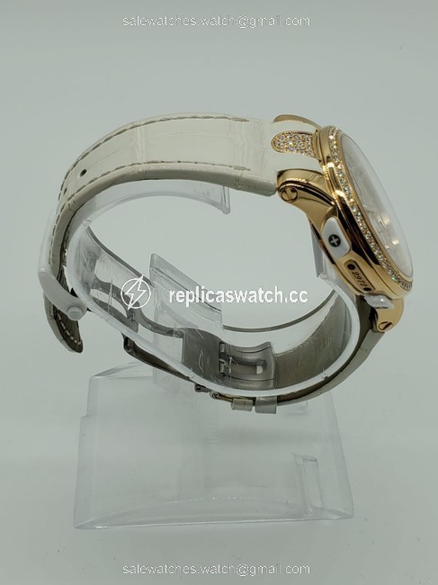 Ulysse Nardin Executive Dual 18k Rose Gold and Diamonds Ladies Watch Ulysse Nardin Executive Dual 18k Rose Gold and Diamonds Ladies Watch