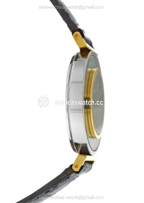 Girard-Perregaux Steel Gold Unisex Integrale 32mm Date Quartz Watch Girard-Perregaux Steel Gold Unisex Integrale 32mm Date Quartz Watch
