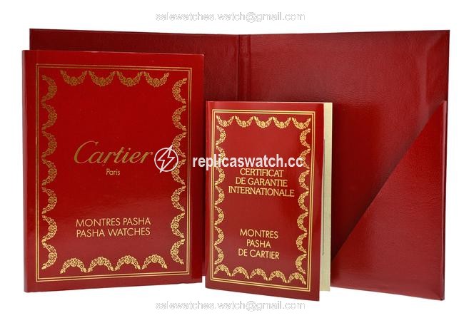 Cartier Silver Unisex Midsize Pasha Stainless Steel Date 36mm Watch Cartier Silver Unisex Midsize Pasha Stainless Steel Date 36mm Watch