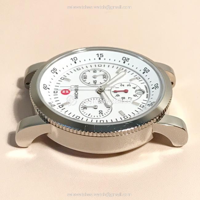 Michele White Sport Sail 38mm & 4 Extra Straps Watch Michele White Sport Sail 38mm & 4 Extra Straps Watch