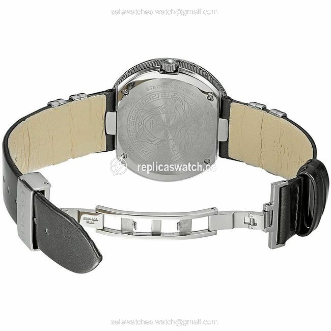 Versace Silver Vlc120016 Womens V Metal Icon Tone Watch Versace Silver Vlc120016 Womens V Metal Icon Tone Watch