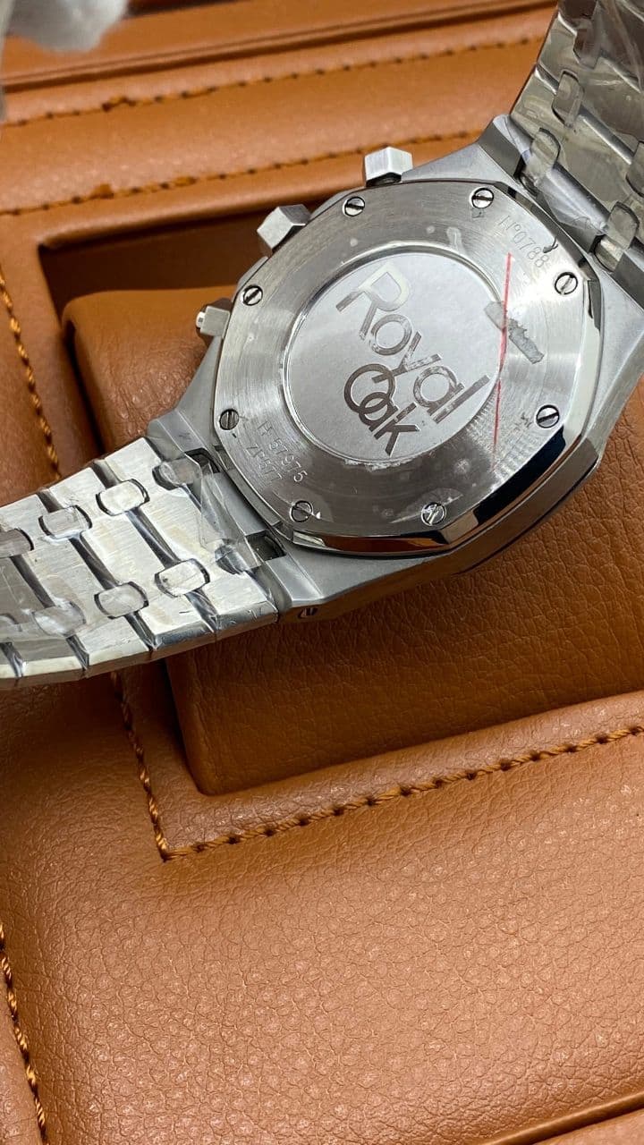 Audemars Piguet Blue Dial Chrono High Version on SS Strap