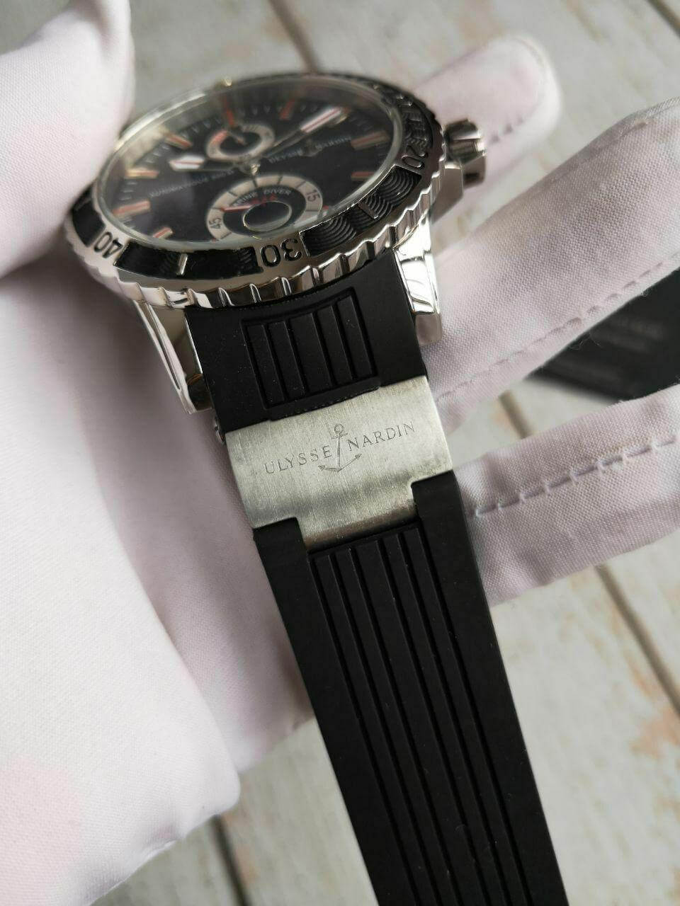 Ulysse Nardin Marine Silver Black
