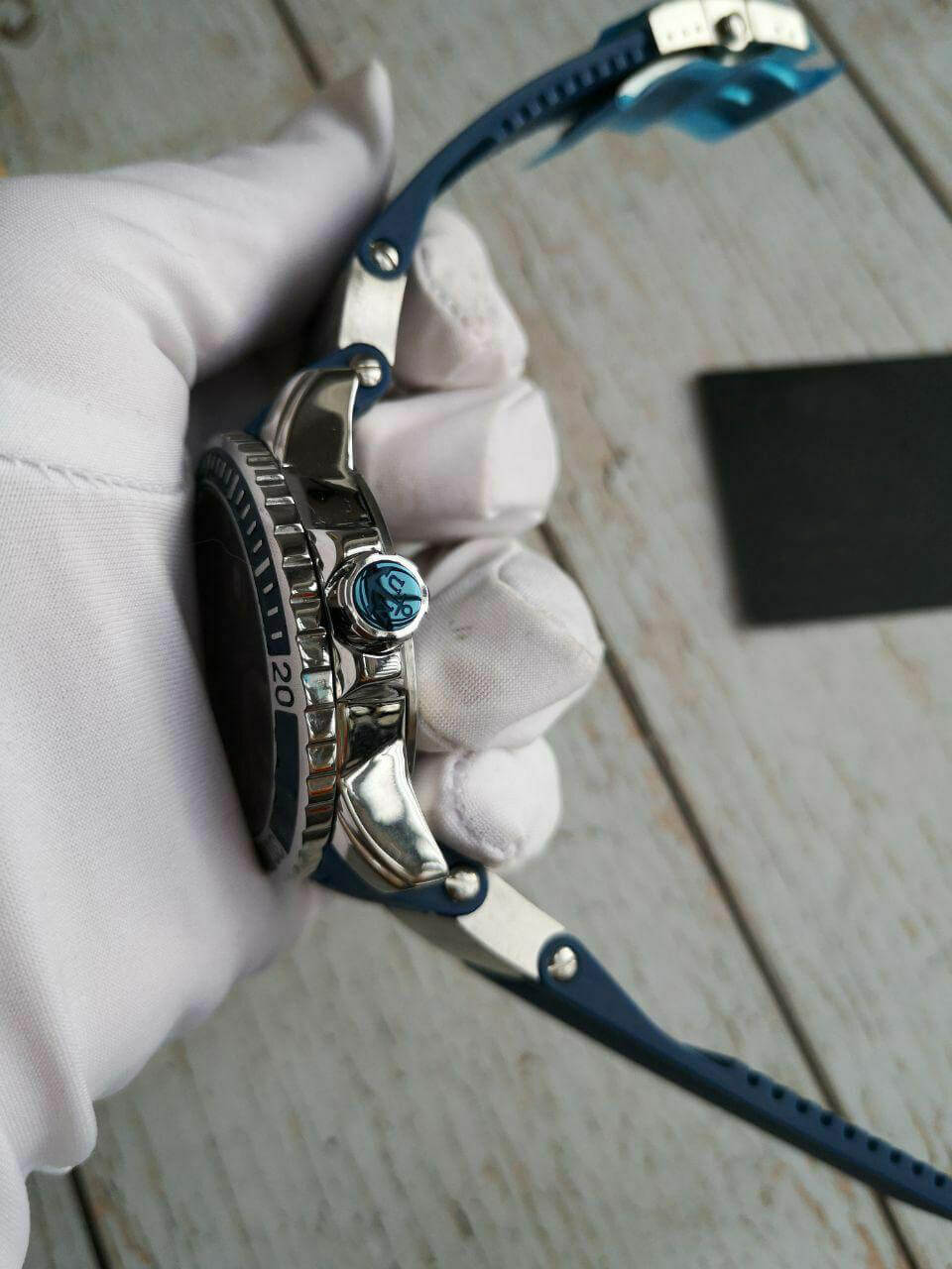 Ulysse Nardin Marine Silver Blue