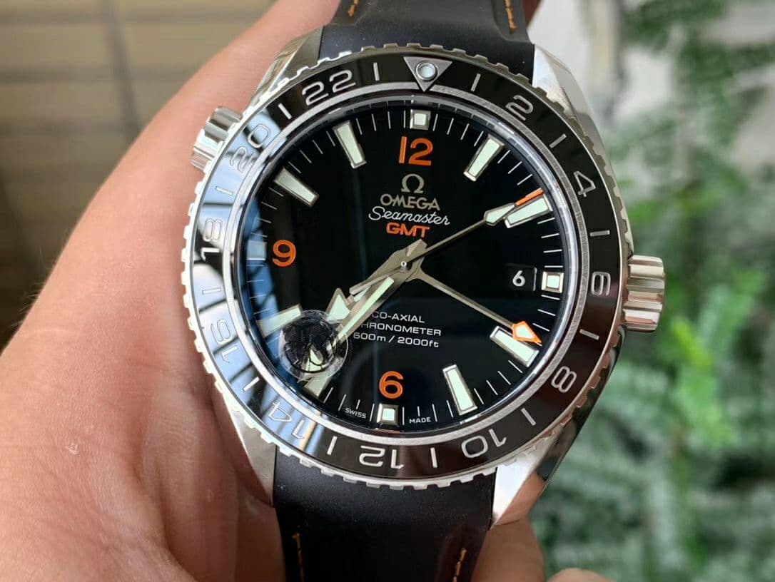 Planet Ocean 600M Co-Axial GMT 43.5mm VSF 1:1 Best Edition Black Dial Orange Markers Black Ceramic Bezel on Black Rubber Strap A8605 Super Clone Planet Ocean 600M Co-Axial GMT 43.5mm VSF 1:1 Best Edition Black Dial Orange Markers Black Ceramic Bezel on Black Rubber Strap A8605 Super Clone