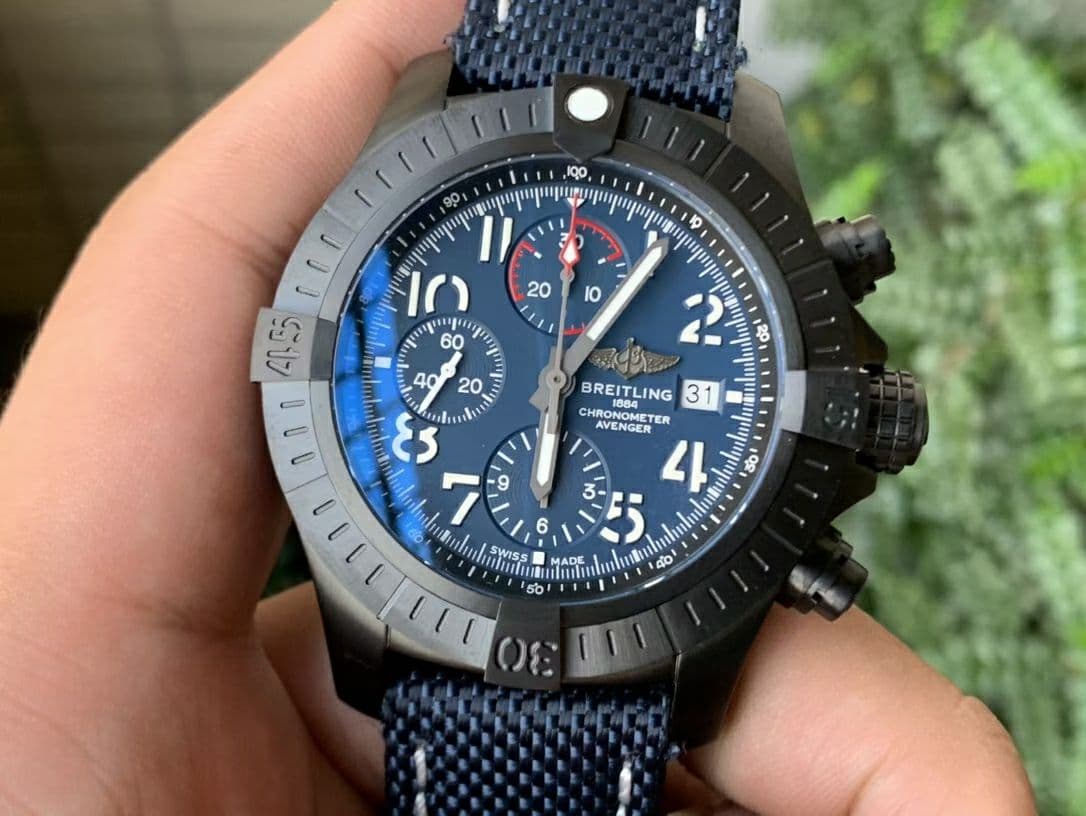 Avenger II Seawolf Chronograph PVD Titanium OXF Best Edition Blue Dial on Blue Nylon Strap A7750 Avenger II Seawolf Chronograph PVD Titanium OXF Best Edition Blue Dial on Blue Nylon Strap A7750
