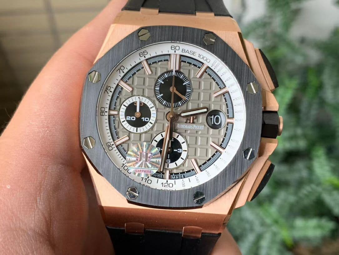 Royal Oak Offshore 44mm RG Germany Edition JF 1:1 Best Edition on Rubber Strap A3126 V2 Royal Oak Offshore 44mm RG Germany Edition JF 1:1 Best Edition on Rubber Strap A3126 V2