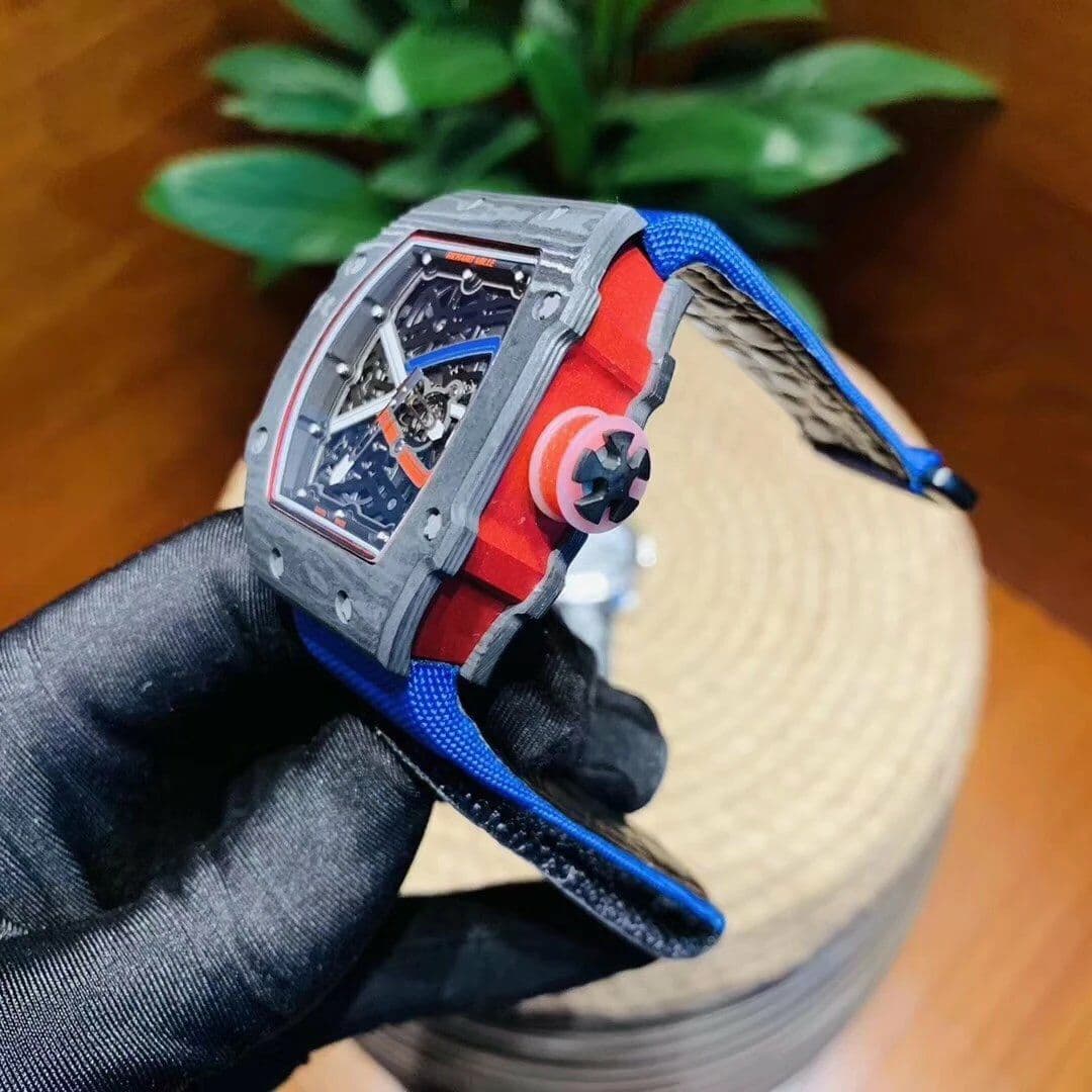RM 67-02 High Jump Skeleton Dial on Blue Nylon Strap 6T51 RM 67-02 High Jump Skeleton Dial on Blue Nylon Strap 6T51