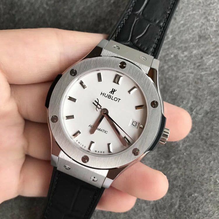 Classic Fusion 38mm Titanium JJF 1:1 Best Edition White Dial on Black Gummy Strap A2892 V2 Classic Fusion 38mm Titanium JJF 1:1 Best Edition White Dial on Black Gummy Strap A2892 V2