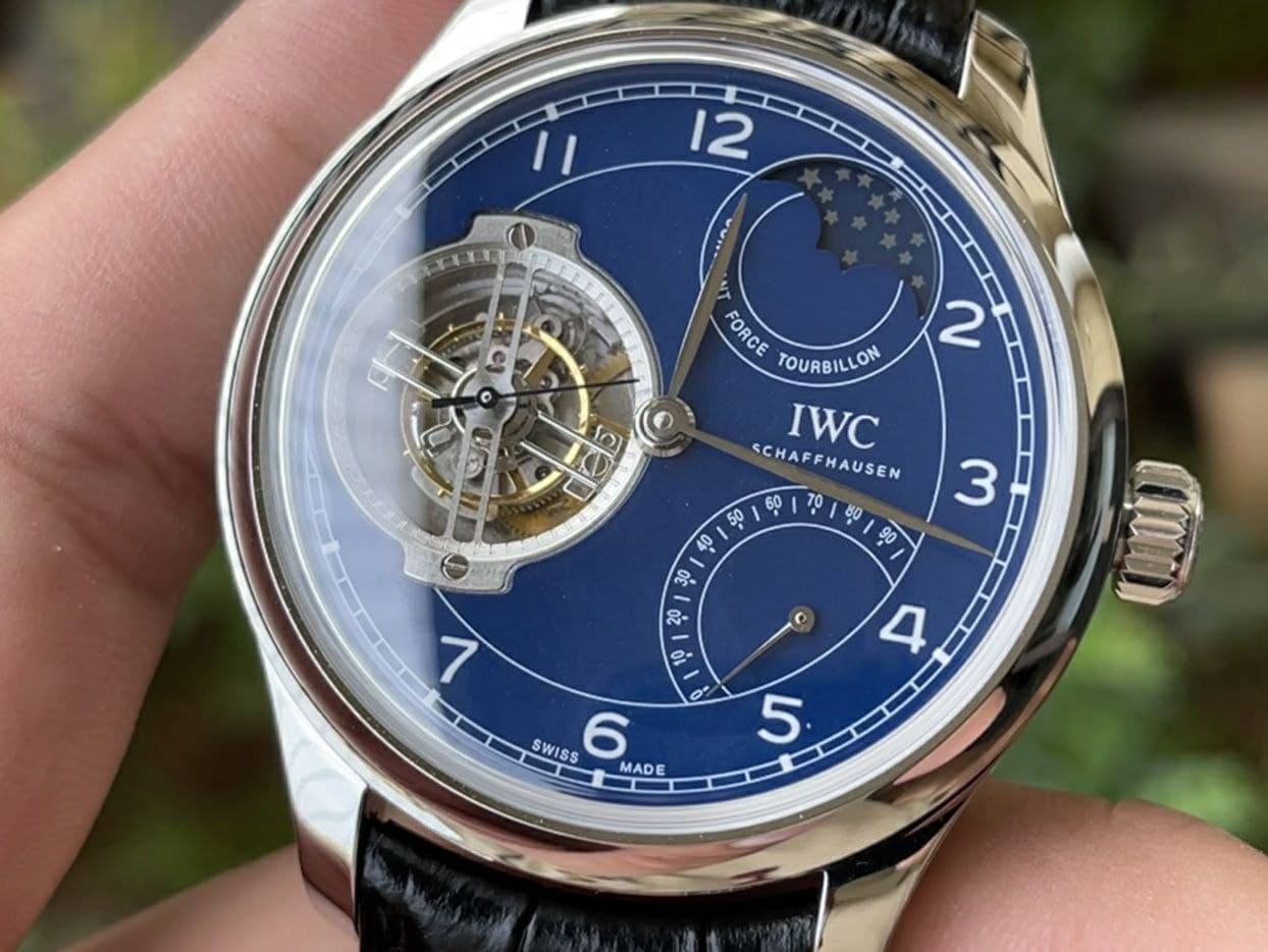 Portugieser Constant-Force Tourbillon Edition 150 YearsSS BBR Best Edition Blue Dial