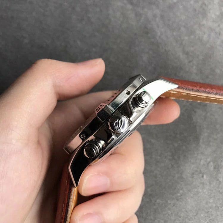 Colt Chronograph 44mm PVD WhiteTextured Dial on Leather Strap A7750 Colt Chronograph 44mm PVD WhiteTextured Dial on Leather Strap A7750