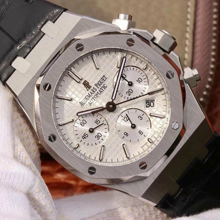 AP0608A - Royal Oak Chronograph 1:1 Best Edition 26331ST SS/LE White AP0608A - Royal Oak Chronograph 1:1 Best Edition 26331ST SS/LE White