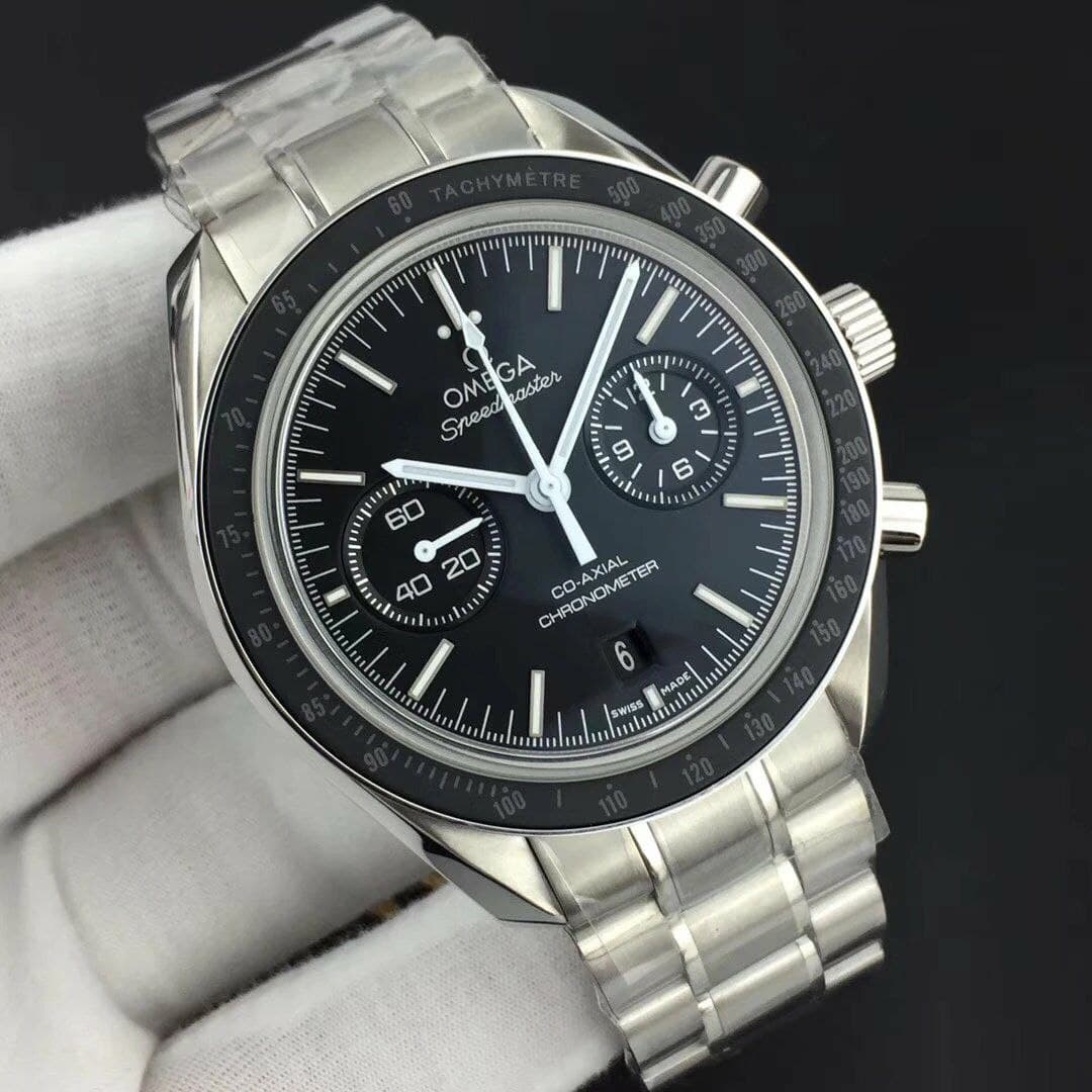 Omega Speedmaster Moonwatch SS/SS Black Omega Speedmaster Moonwatch SS/SS Black