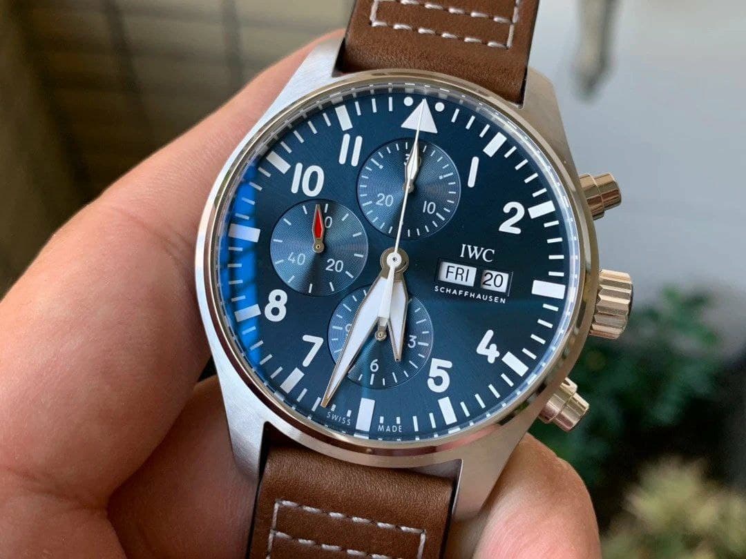 Pilot Chrono 377714 "Le Petit Prince" 2016 SIHH 1:1 Best Edition on Brown Leather Strap A7750