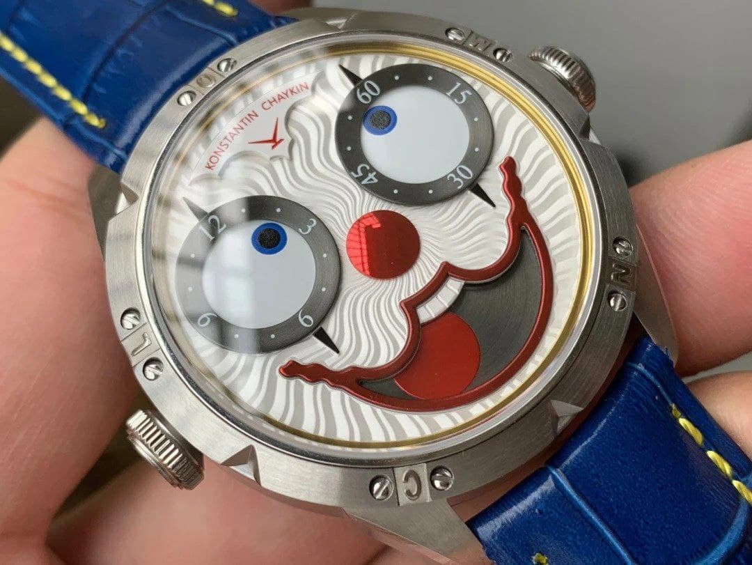 Konstantin Chaykin Joker Grey Dial 24collector leather strap Konstantin Chaykin Joker Grey Dial 24collector leather strap