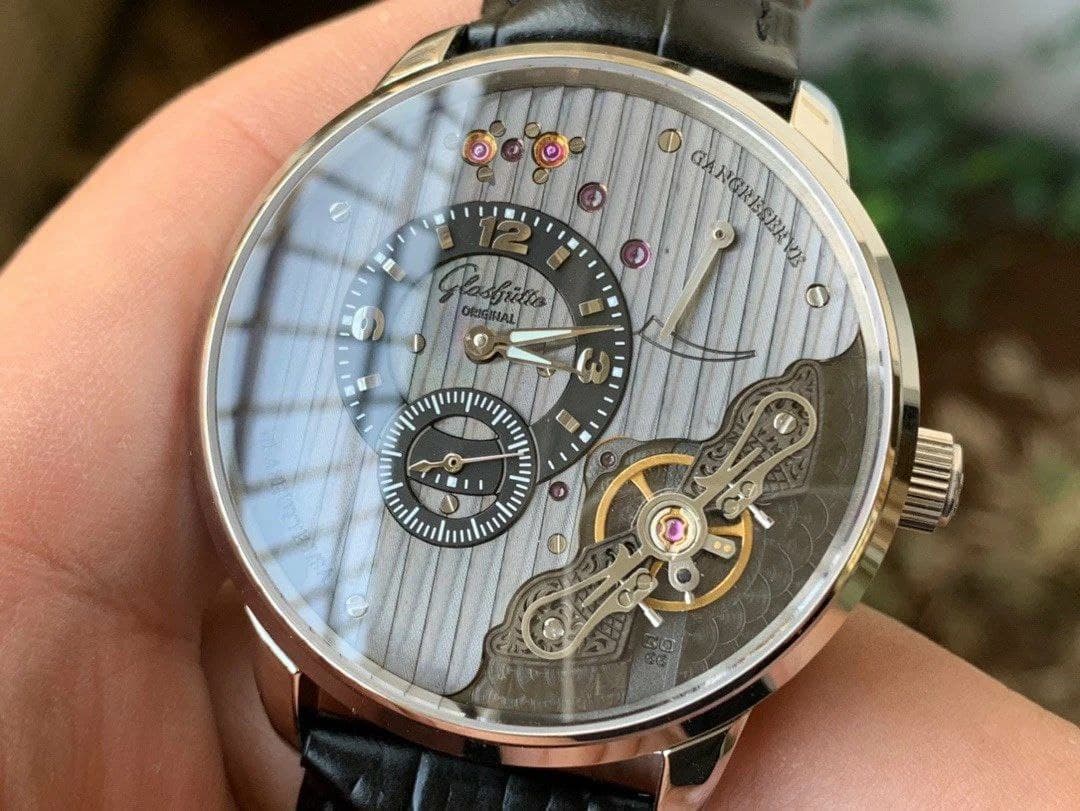 PanoInverse 42mm SS TZF Best Edition Black Dial on Black Leather Strap A23J PanoInverse 42mm SS TZF Best Edition Black Dial on Black Leather Strap A23J