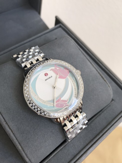 Michele Multicolor Serein 16 Mid Diamond Flower Diamond Mww21b000142 Watch Michele Multicolor Serein 16 Mid Diamond Flower Diamond Mww21b000142 Watch