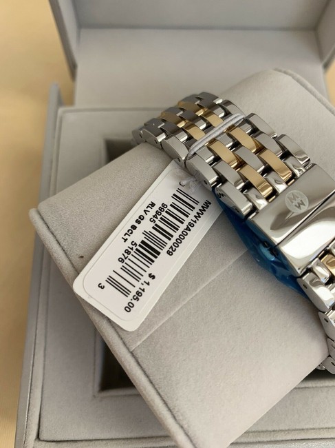 Michele Gold Gold/Silver Releve Chronograph Bracelet 36mm Watch Michele Gold Gold/Silver Releve Chronograph Bracelet 36mm Watch