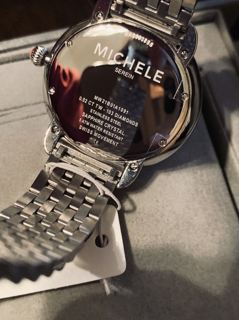 Michele Silver Serein Mid Diamond (103 Diamonds 0.52ct) Watch Michele Silver Serein Mid Diamond (103 Diamonds 0.52ct) Watch
