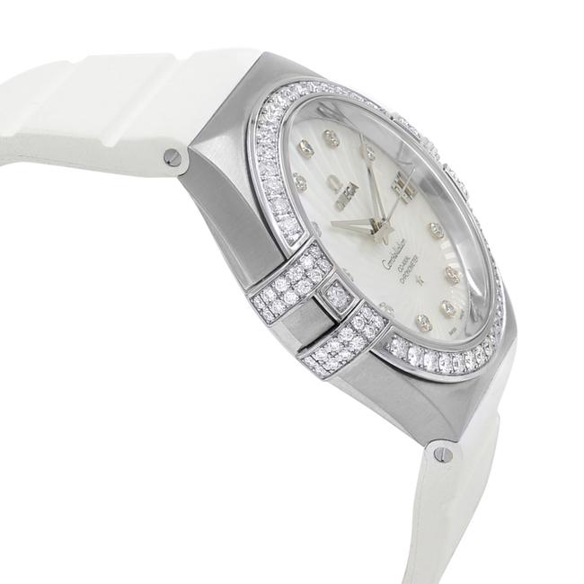 Omega 18k White Gold Constellation Mop Dial Diamond 123.57.35.20.55.005 Watch Omega 18k White Gold Constellation Mop Dial Diamond 123.57.35.20.55.005 Watch