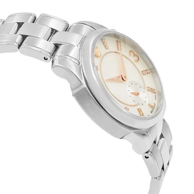 Movado Mother Of Pearl Lx Steel Diamond Quartz Ladies 0606619 Watch Movado Mother Of Pearl Lx Steel Diamond Quartz Ladies 0606619 Watch