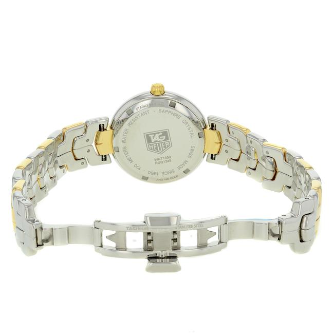 TAG Heuer Silver Link Steel 18k Gold Quartz Ladies Wat1350.bb0957 Watch TAG Heuer Silver Link Steel 18k Gold Quartz Ladies Wat1350.bb0957 Watch