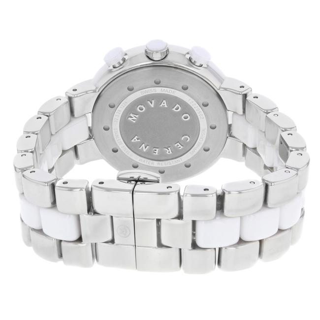 Movado White Ceramic Stainless Steel Cerena Quartz Ladies 606758 Watch Movado White Ceramic Stainless Steel Cerena Quartz Ladies 606758 Watch
